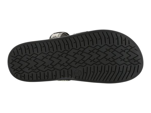 Ladies' Black and White Sandals