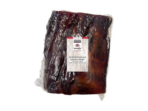 Cou de porc fumé
