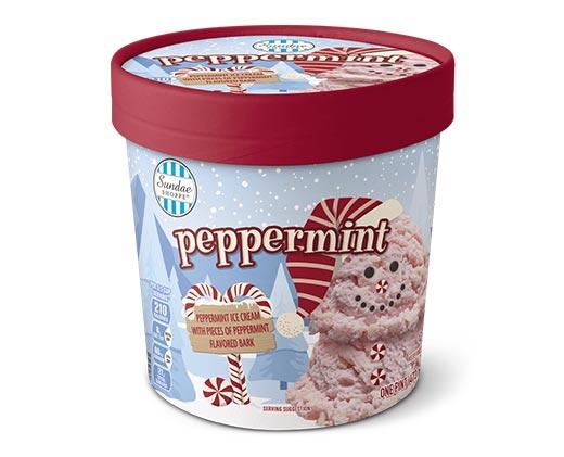 Sundae Shoppe 
 Peppermint or Hot Chocolate Ice Cream