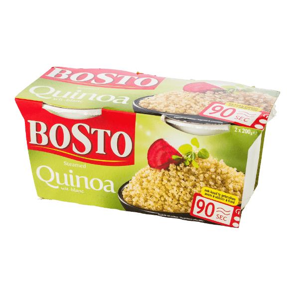 Gestoomde witte quinoa