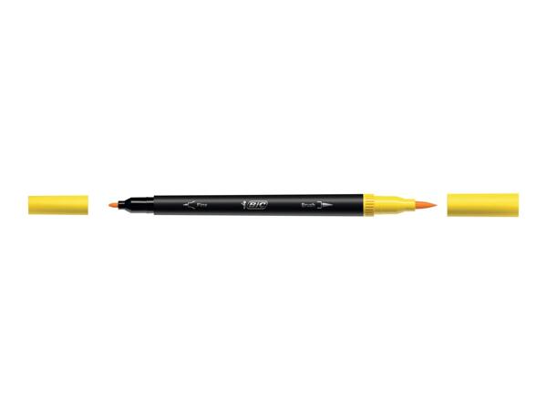 BIC Dual Tip Felt Pens - 6 pack