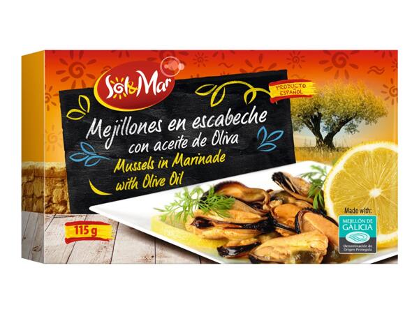 Mussels in Marinade with Olive Oil