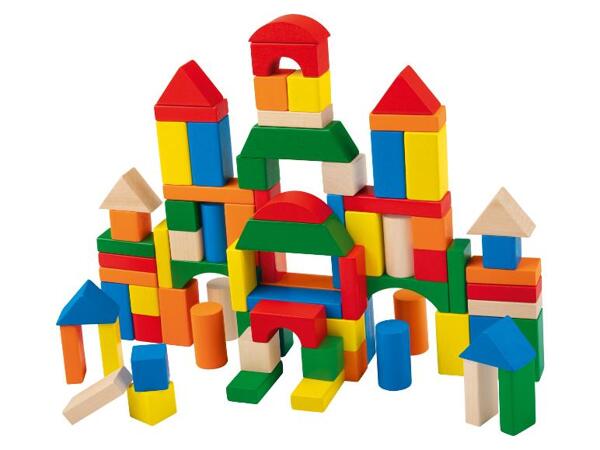 Playtive Dřevěná stavebnice