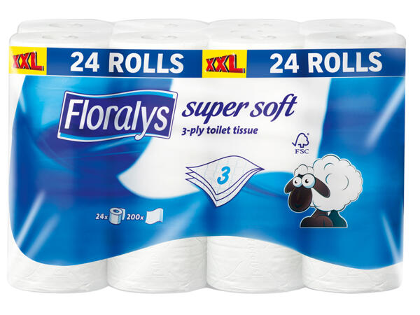 3-lagiges Toilettenpapier