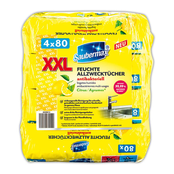 Feuchte Allzwecktücher XXL