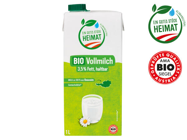 Haltbare Bio-Vollmilch