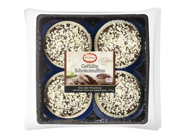 Schokomuffins mit Kakaocreme
