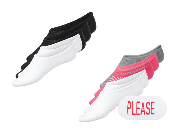 Chaussettes invisibles en coton pour femme, 5 paires1
