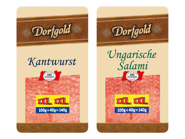 DORFGOLD Kantwurst/Ungarische Salami