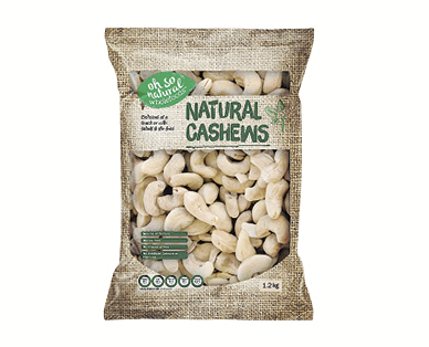 Natural Cashews 1.2kg