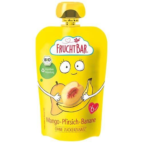 FRUCHTBAR Bio-Frucht, Mango-Pfirsich-Banane
