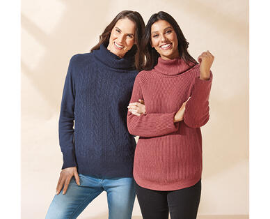 Women's Cowl Neck Pullover