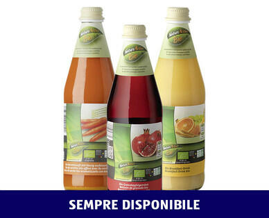 NATURE ACTIVE BIO
SUCCHI BIO IN BOTTIGLIA DI VETRO