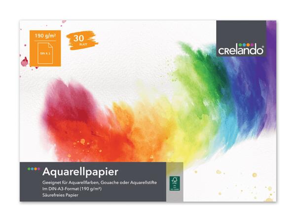 Skizzenblock/Aquarellpapier