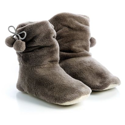 Chaussettes pantoufles en fleece pour dames