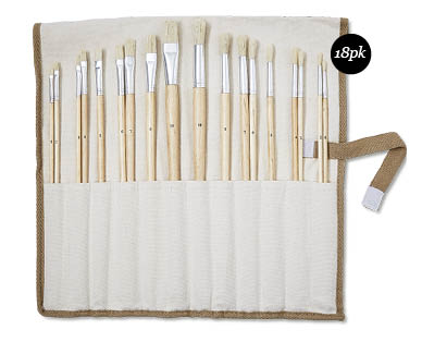 Artist Paint Brush Set 18pk