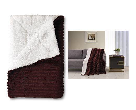 Huntington Home 
 50" x 60" Velvet Plush Sherpa Throw