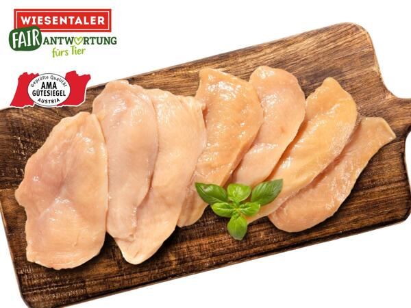 Frische Tierwohl Maishendl Minutenschnitzel