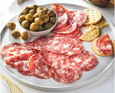 Sliced Salami with Danish Blue Cheese 80g