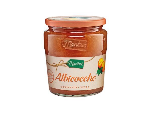 Apricot extra jam conserve