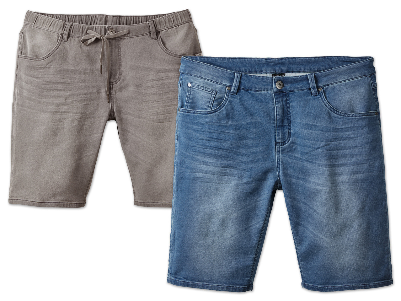 LIVERGY(R) Herren Sweat-Denim-Bermudas1
