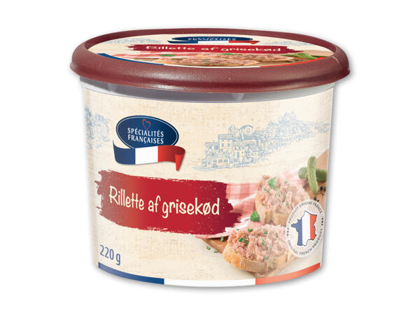 Rillette af grisekød