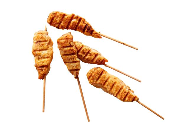 Brochettes de filets de poulet