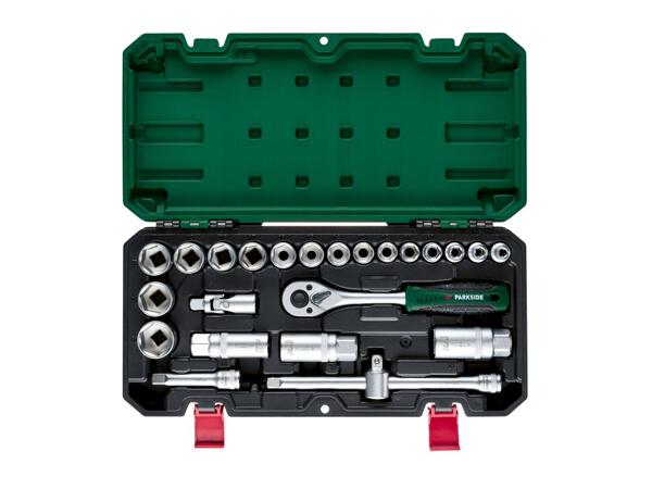 Socket set, 24 pieces