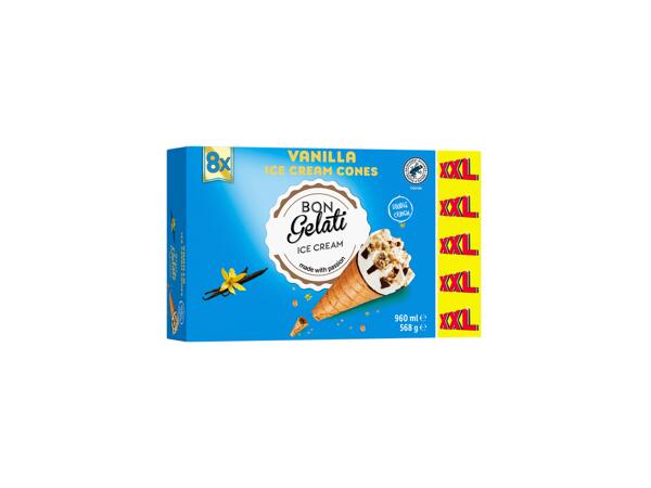XXL Premium Vanilla Ice Cream Cones