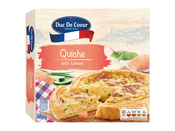 Duc De Coeur Salmon Quiche