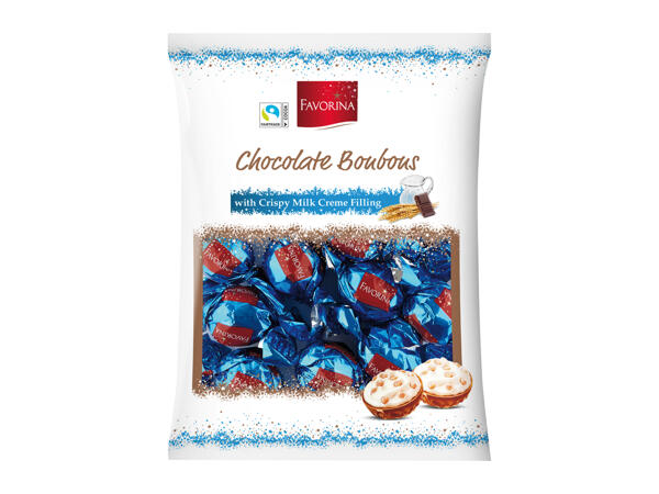 Favorina Crispy Chocolate Pralines assorted