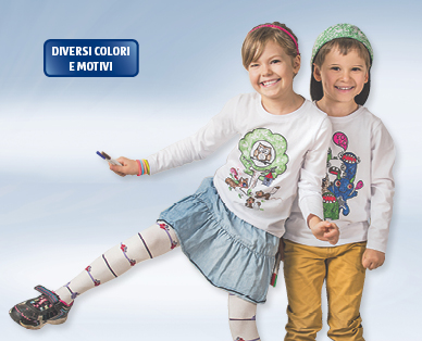 Maglie a manica lunga da colorare per bambini KIDZ ALIVE