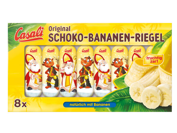 Schoko-Bananen-Riegel Nikolo & Krampus