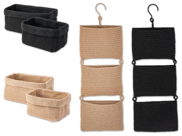Hänge-Organizer oder Aufbewahrungskorb-Set