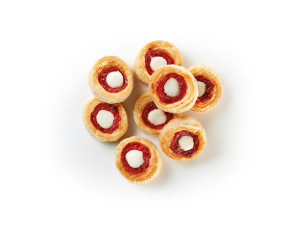 Mini Puff Pastry Pizzas
