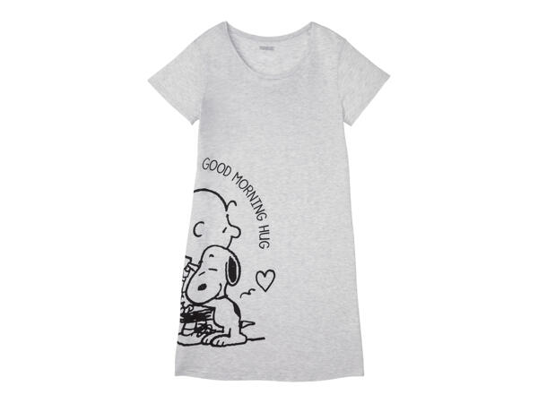 Ladies' Maxi T-Shirt "Mickey Mouse, Snoopy"