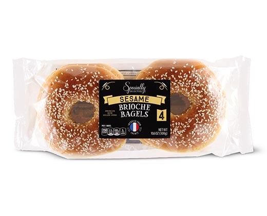 Specially Selected 
 Brioche Bagels Everything or Sesame