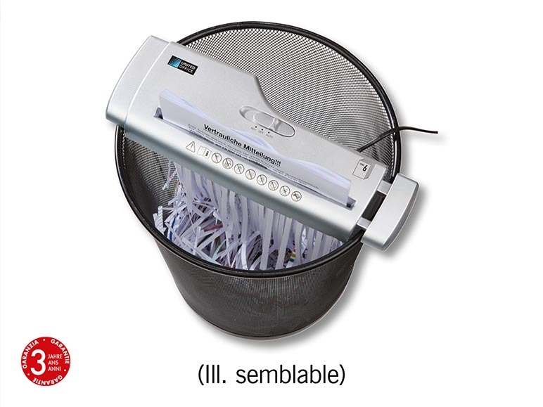 Destructeur de documents portatif ***Cet article est disponible uniquement en Suisse alémanique.***
