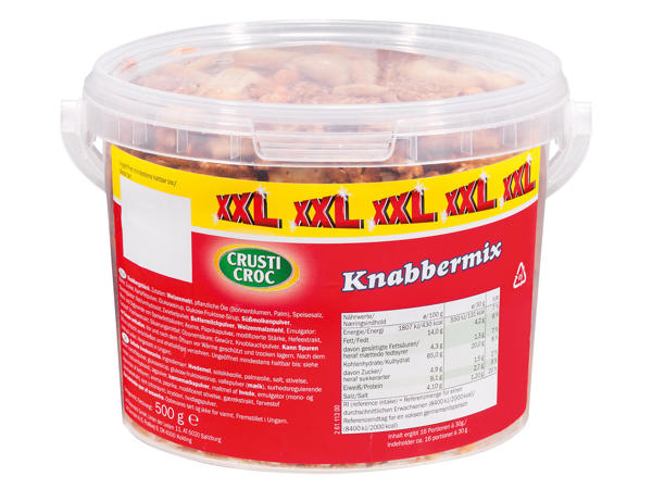 CRUSTI CROC Knabbermix im Kübel