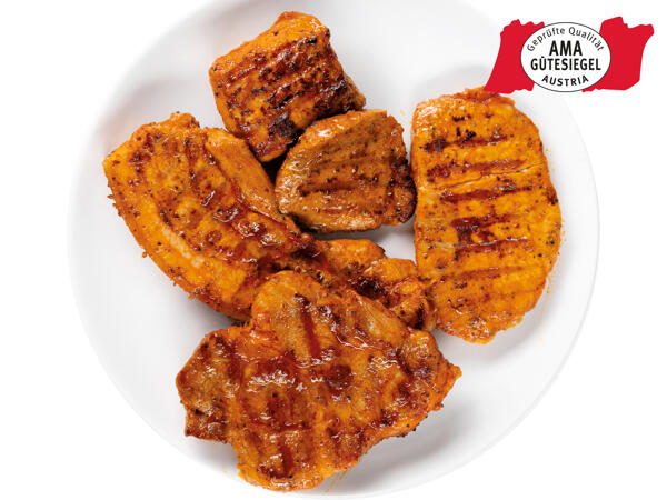 Frischer Grillmix mariniert