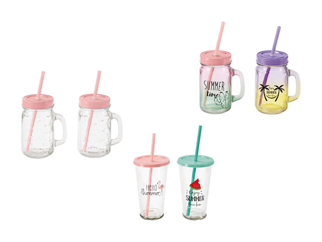 Verres, lot de 2