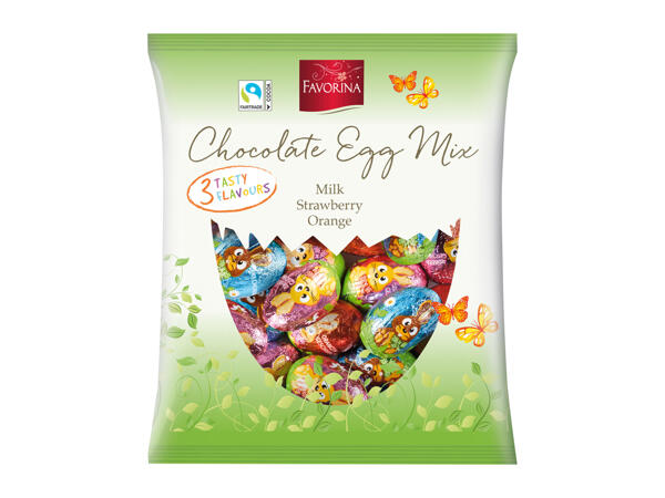 Favorina Easter Egg Mix Milk Strawberry Orange