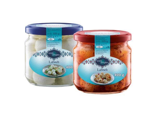 Labneh - strained yogurt