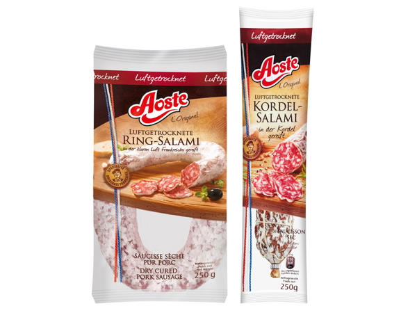 AOSTE Ring- oder Kordelsalami