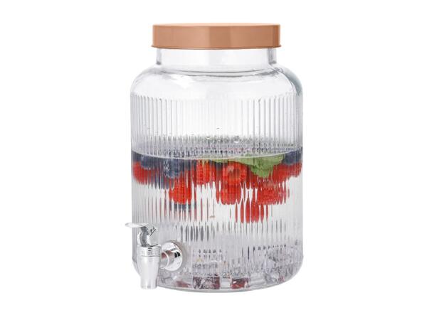 Drinks Dispenser With Orange Lid