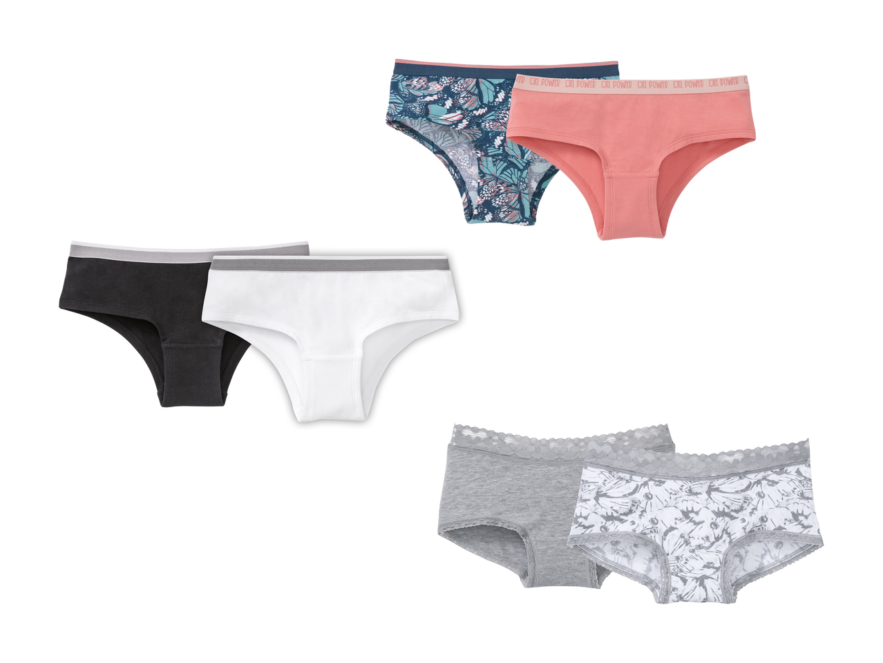 Panties pour fille, lot de 21