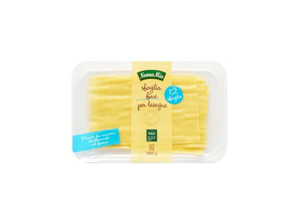Thin Lasagna Sheets