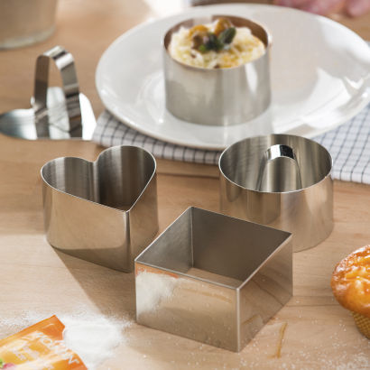 Moules pour entrée ou dessert, 4 pcs