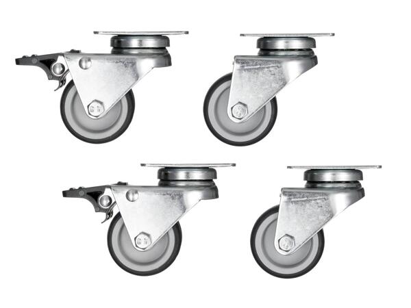 Castors set, 4 or 8 pieces