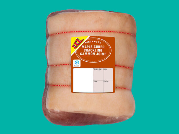 Birchwood Maple Cured Crackling Gammon Joint